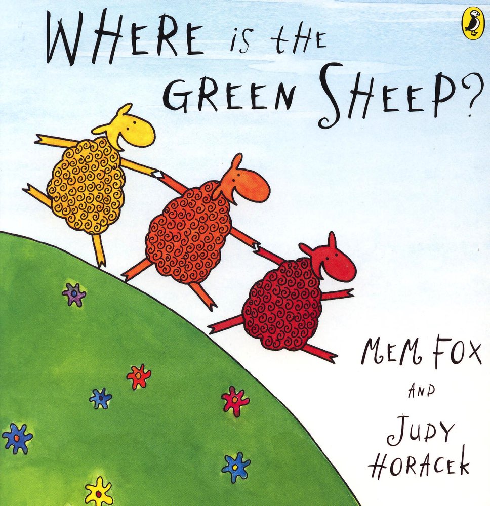 Where's The Green Sheep? - Board Book