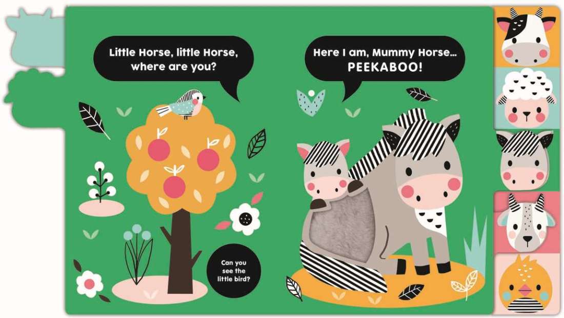 Peekaboo Little Cow Touch & Find - Board Book