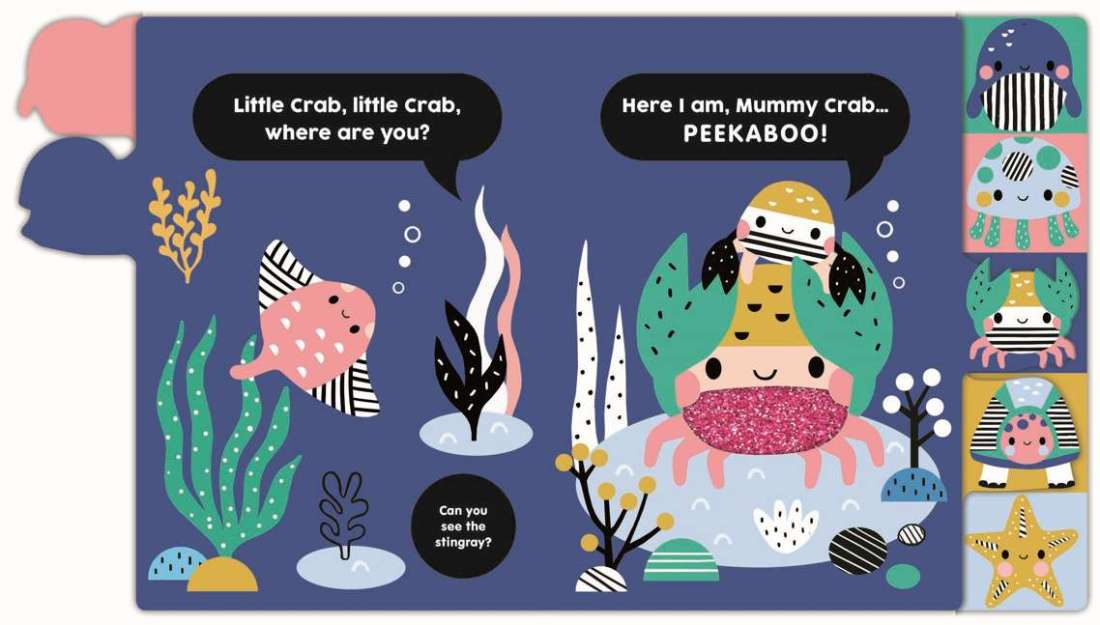 Peekaboo Little Whale Touch & Find - Board Book