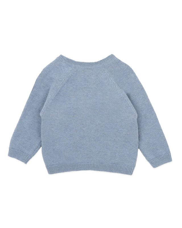 Car Knitted Jumper - Blue Sky