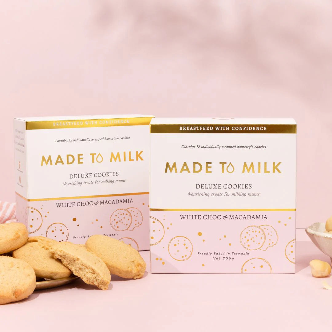 White Chocolate & Macadamia Nut Lactation Cookies