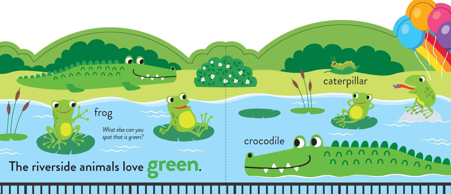Chunky Scenes Board Book - My First Colours at the Zoo