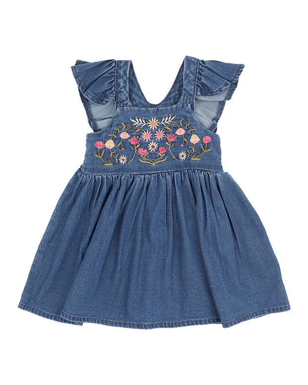 Wild Horses Denim Dress - Indigo