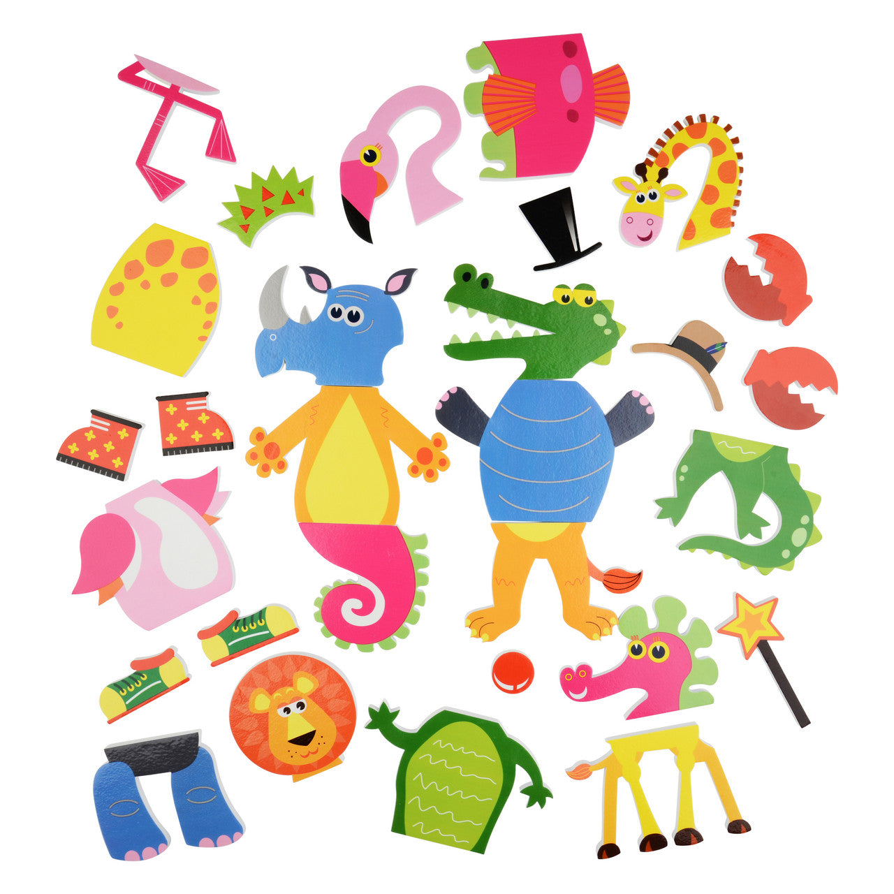 Bath Time Stickers - Weird & Wonderful Animals