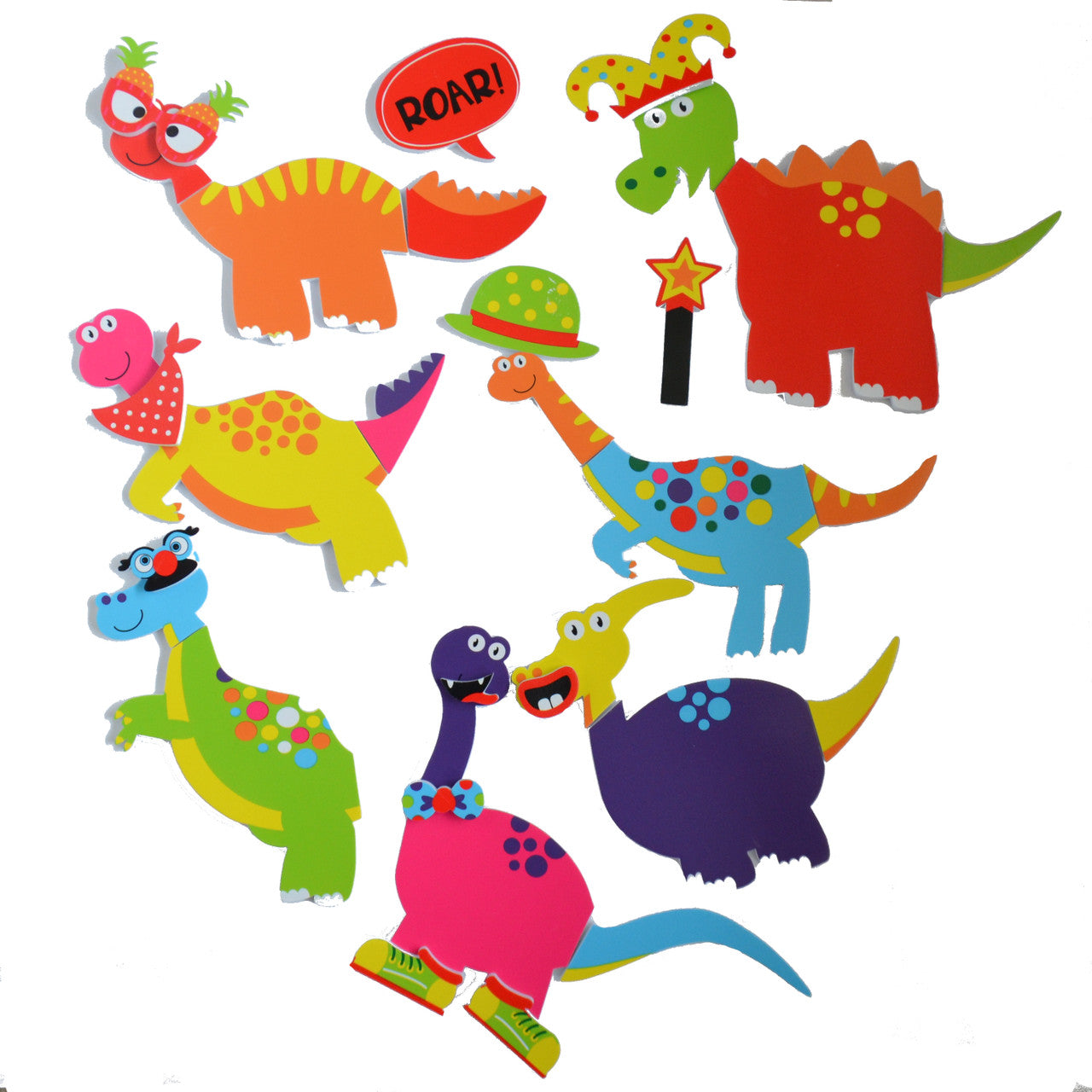 Bath Time Stickers - Weird & Wonderful Dinosaurs