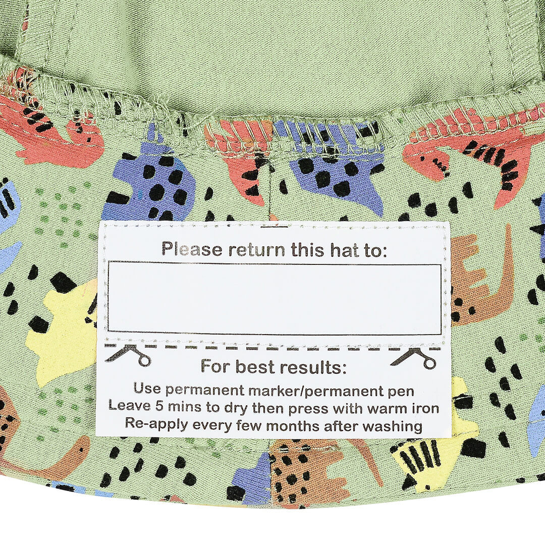 Toddler Bucket Sun Hat- Dino