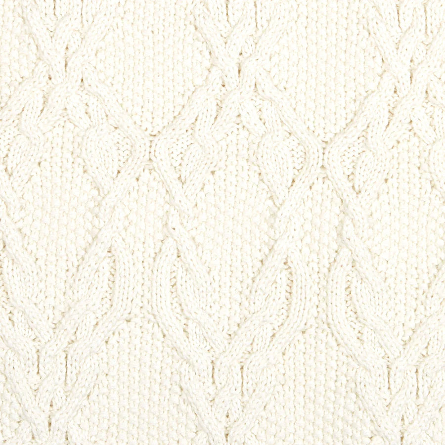 Organic Blanket Bowie - Cream