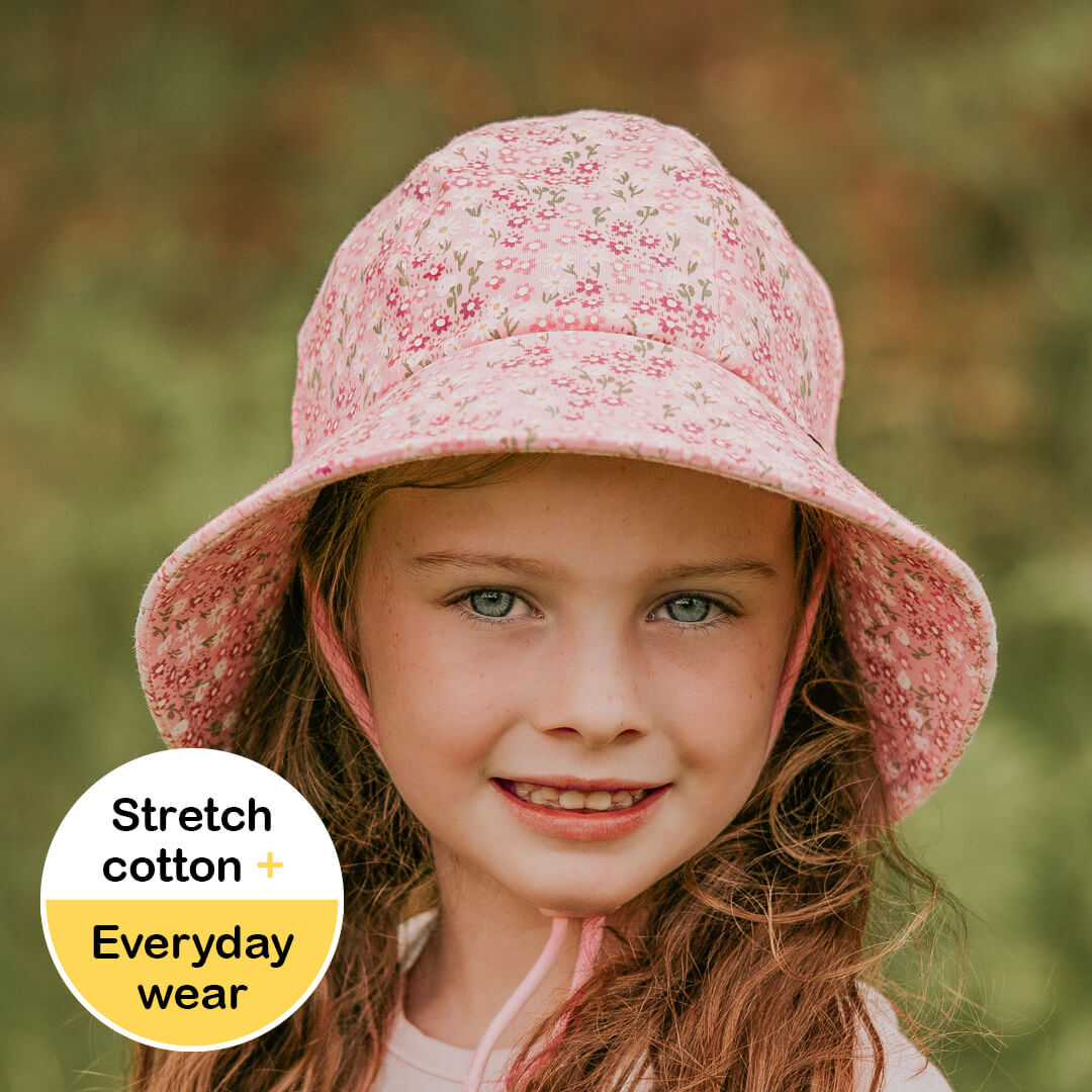 Girls Ponytail Bucket Hat - Bridgette