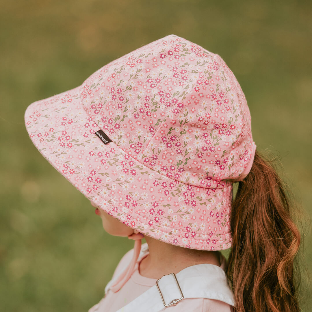 Girls Ponytail Bucket Hat - Bridgette