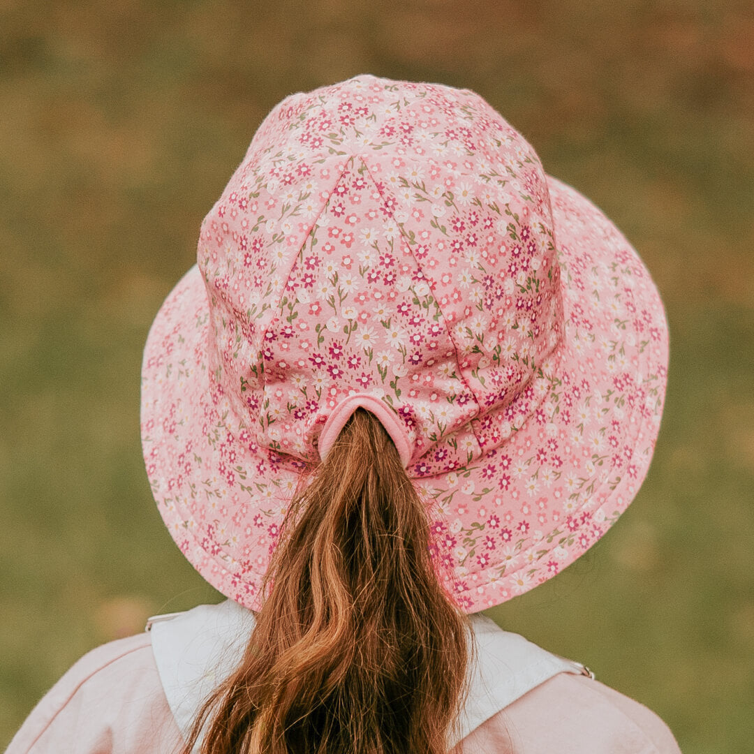 Girls Ponytail Bucket Hat - Bridgette