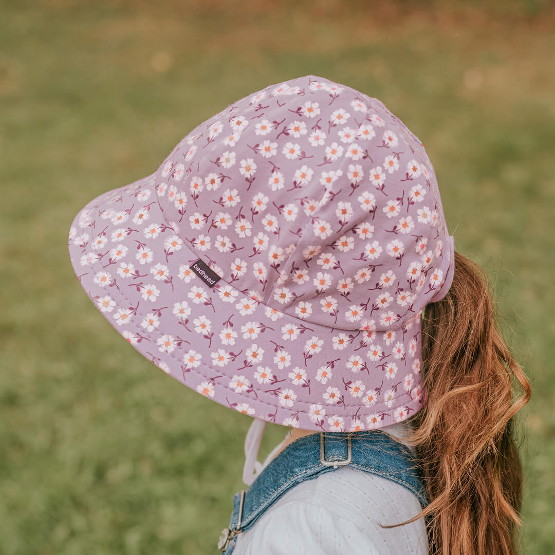 Girls Ponytail Bucket Hat - Lana