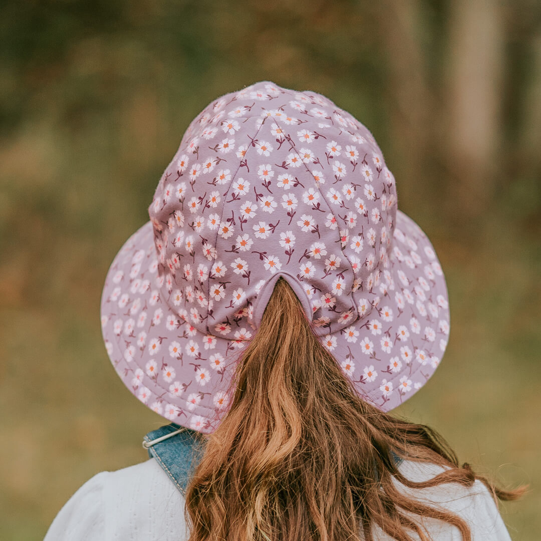 Girls Ponytail Bucket Hat - Lana