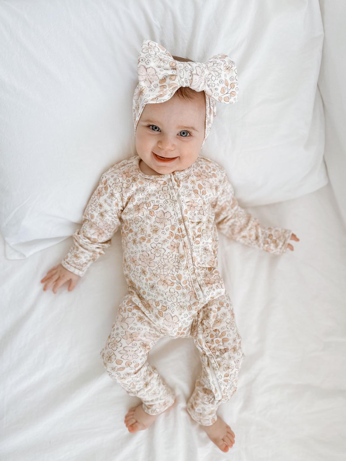 Zip Romper - Blossom