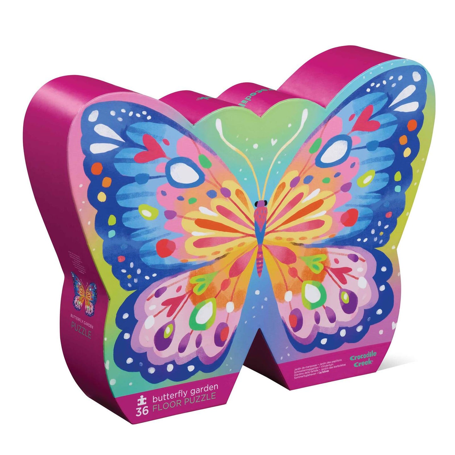 Classic Floor Puzzle 36pce - Butterfly Garden (Foil Stamped)