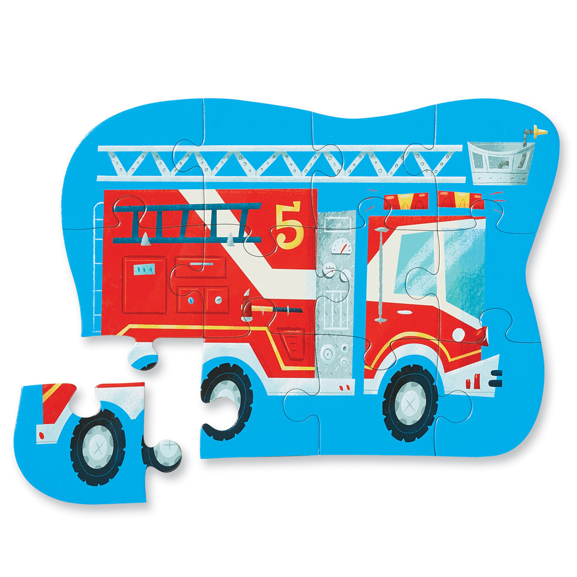 Mini Puzzle 12 Pce - Fire Truck