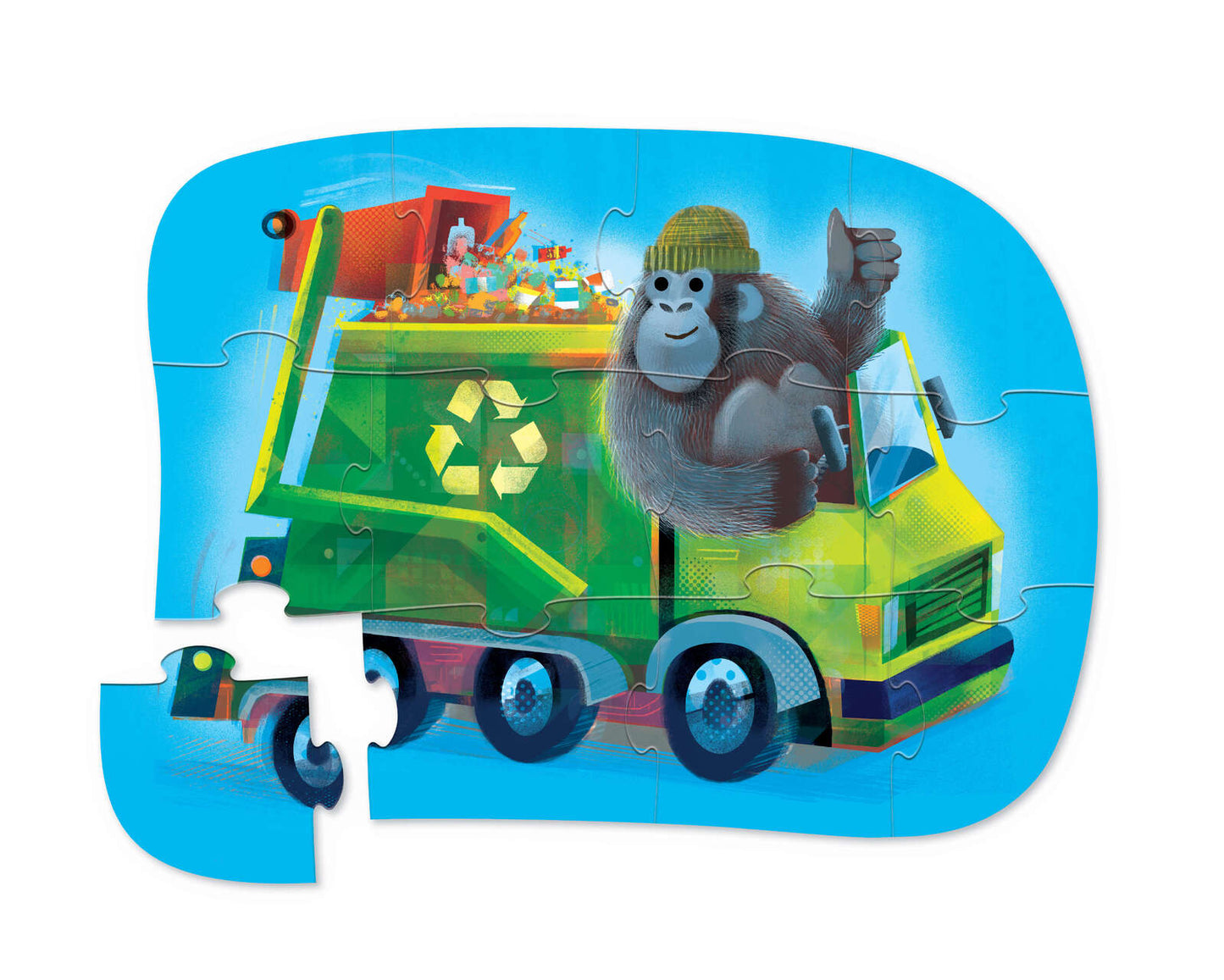 Mini Puzzle 12 Pce - Go Gorilla