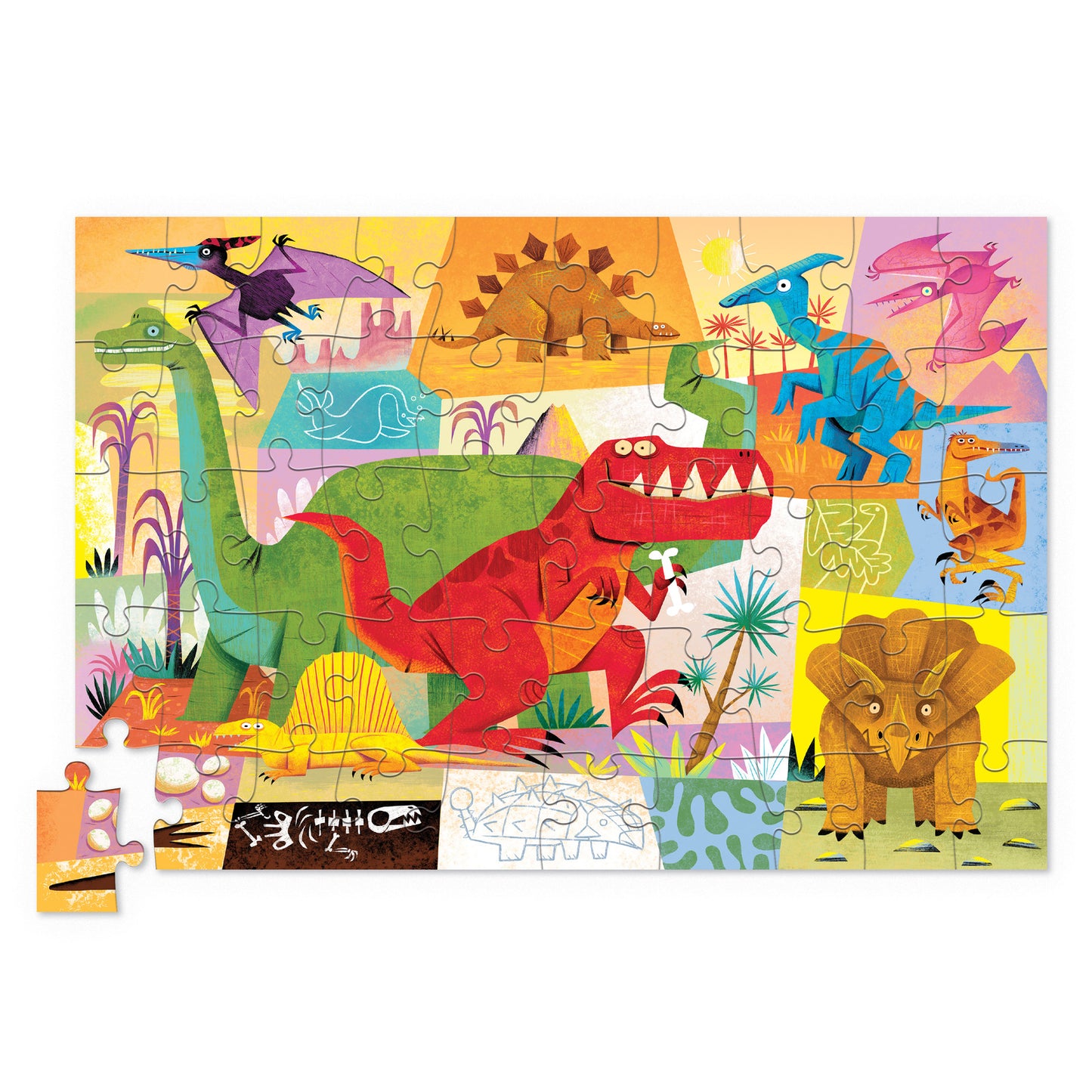 50pce Tin Puzzle - Dino World
