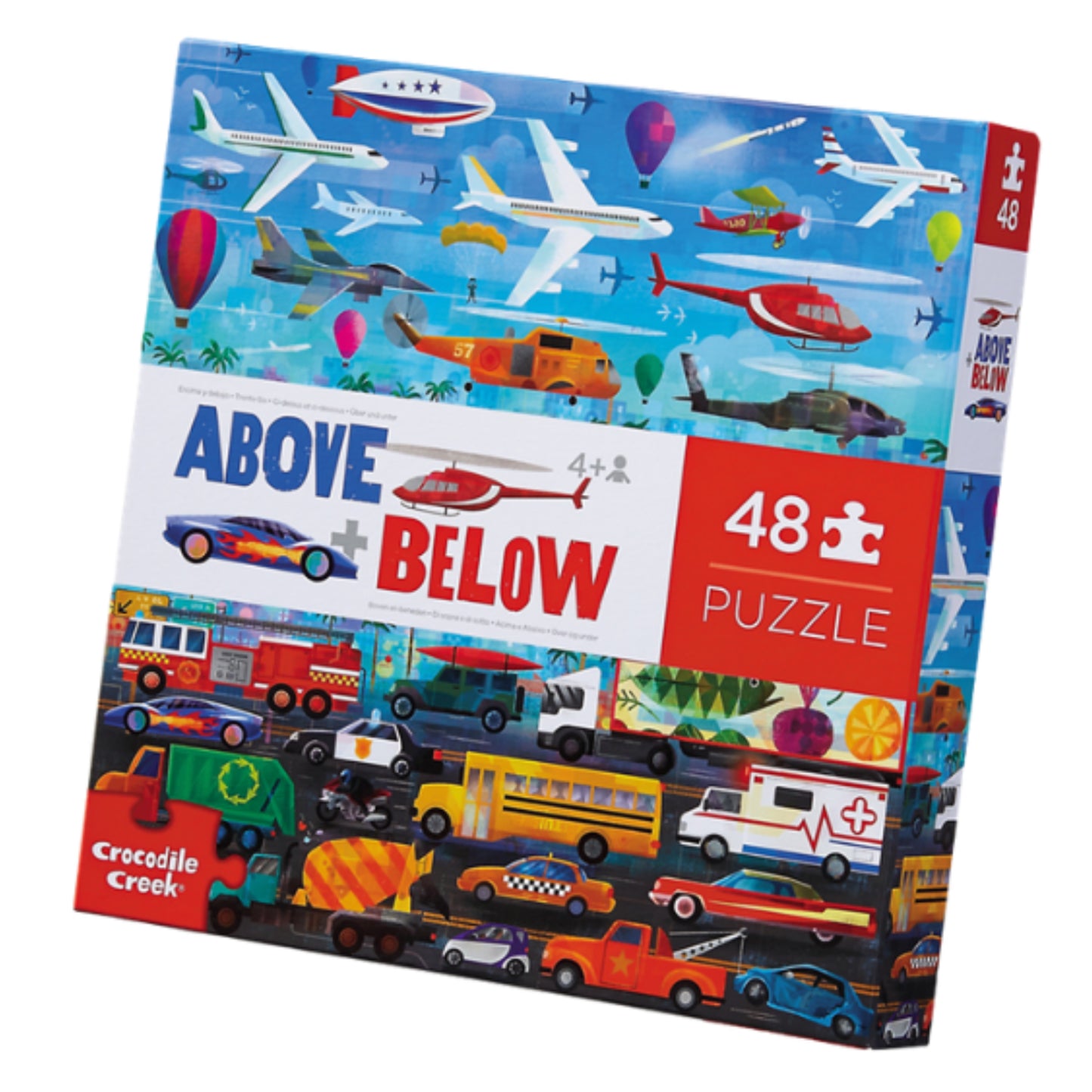 Above & Below Puzzle 48Pce - Things That Go