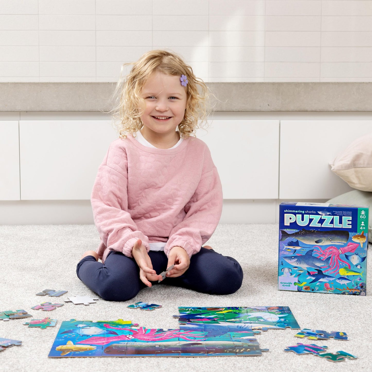 Foil Puzzle 60 Pce - Shimmering Shark