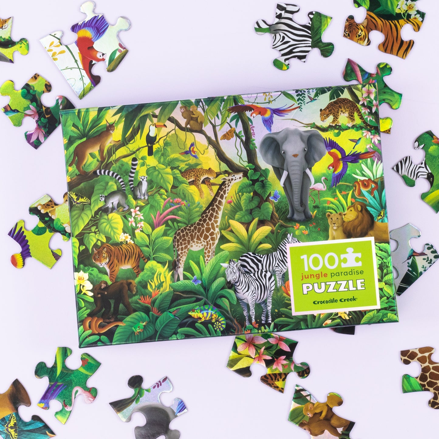 Holographic Puzzle 100pce - Jungle Paradise
