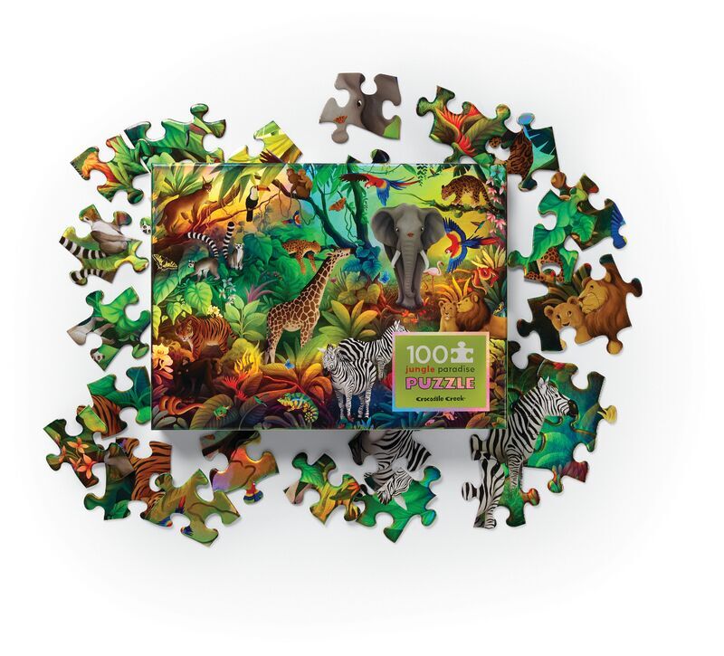 Holographic Puzzle 100pce - Jungle Paradise