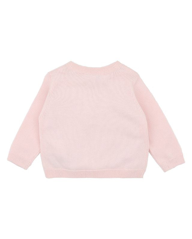 Hand Embroiderd Cardigan - Pale Pink