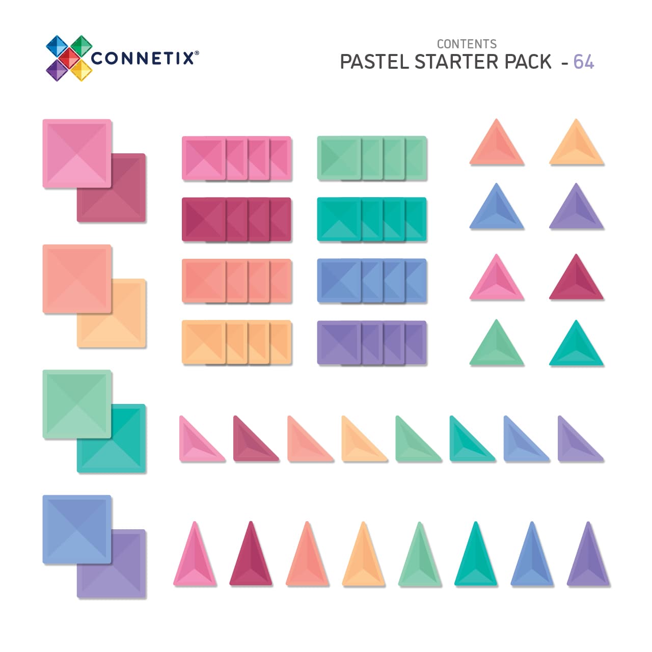 Pastel Starter Pack 64 Pce