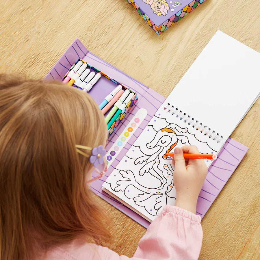 Colour By Numbers - Mermaids & Friends