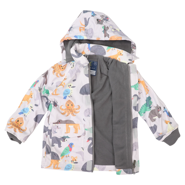 Australian Animal Raincoat - Grey