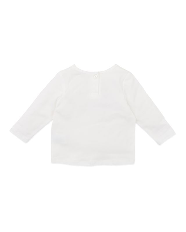 Orchard Bloom Emb. L/S Fruit Tee - Cloud
