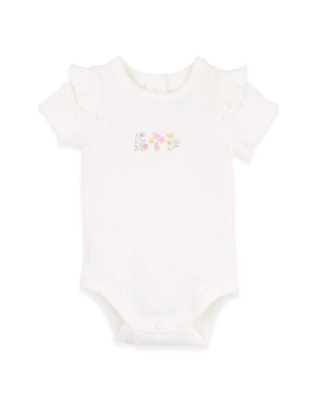 Bonnie Embroidered Bodysuit - Cloud