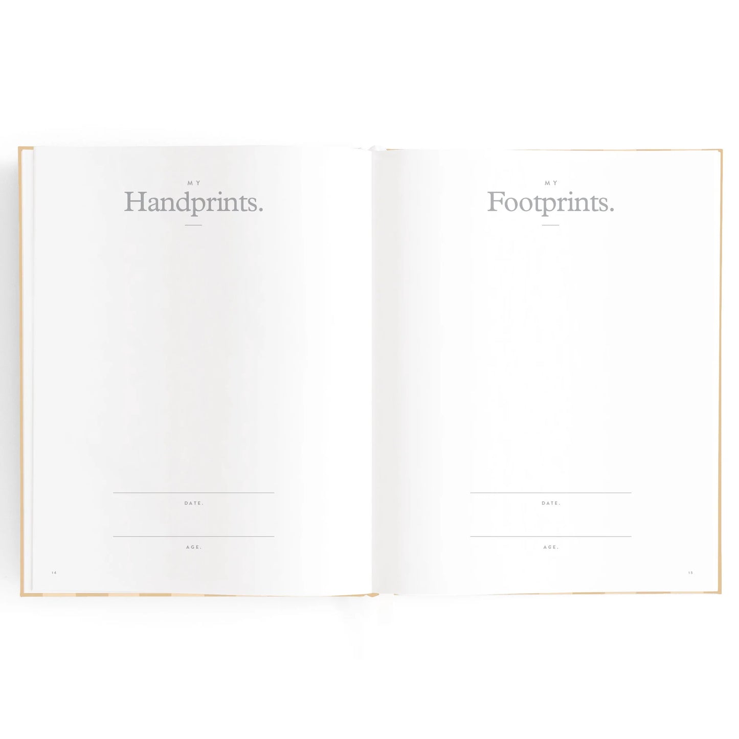 Baby Book Coffee Stripe