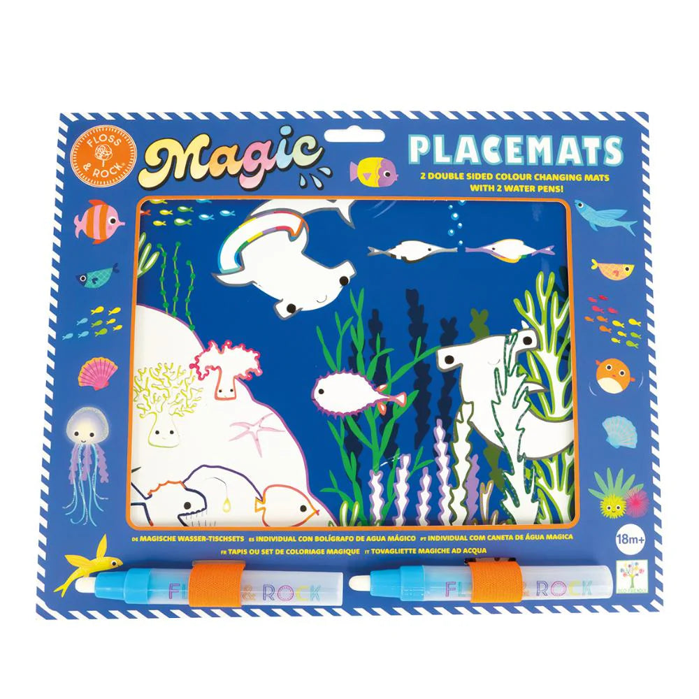 Floss & Rock Magic Water Mats - Ocean