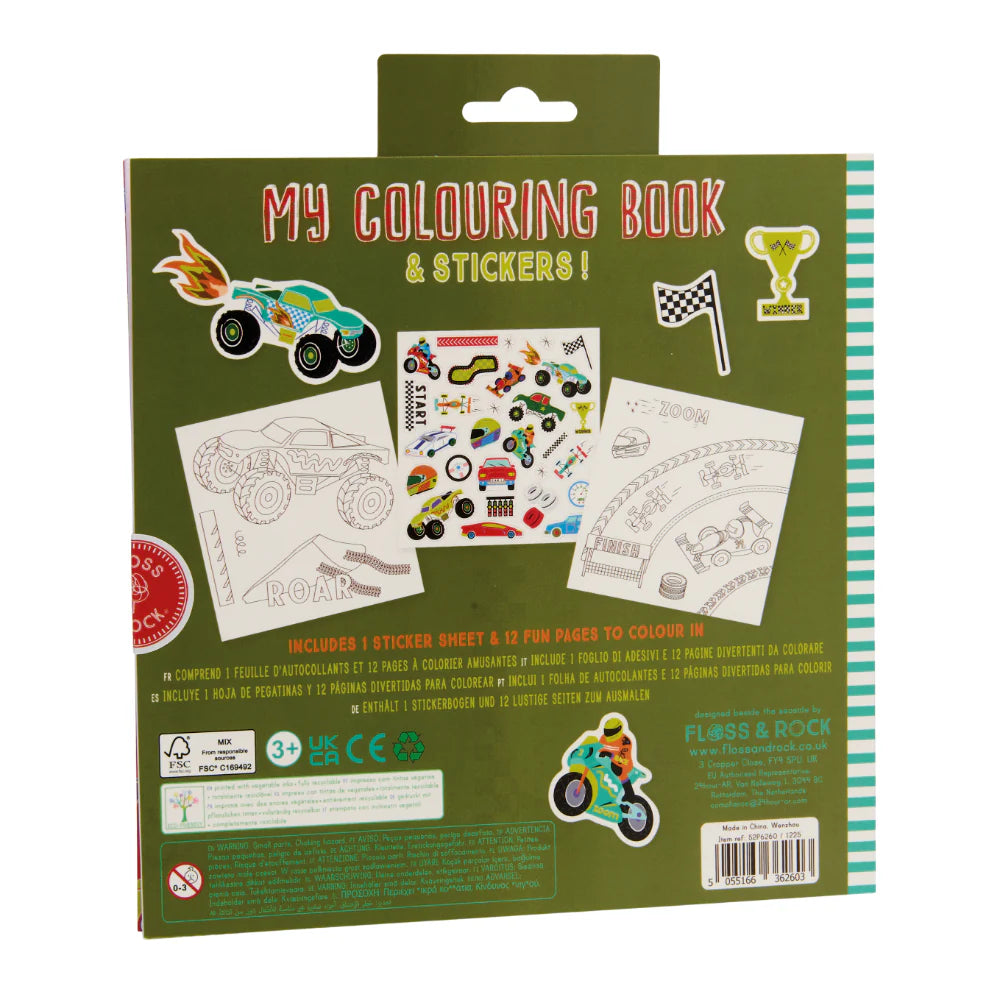 Floss & Rock My Colouring Book - Cars