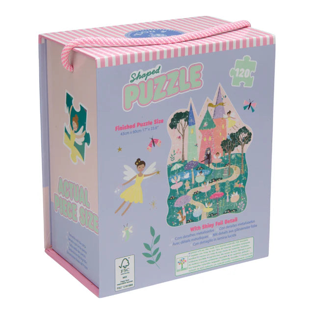 Floss & Rock 120 pc Shaped Jigsaw Puzzle - Enchanted