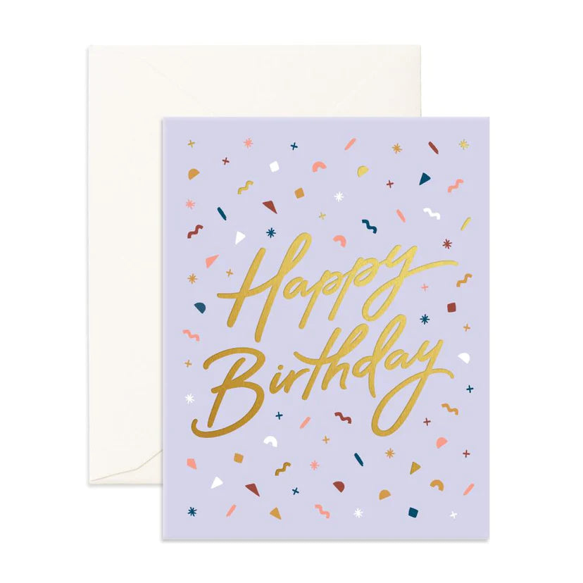 Card - Happy Birthday Confetti