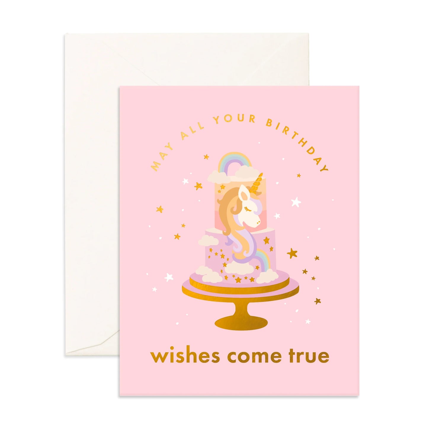 Card - Birthday Cake Unicorns