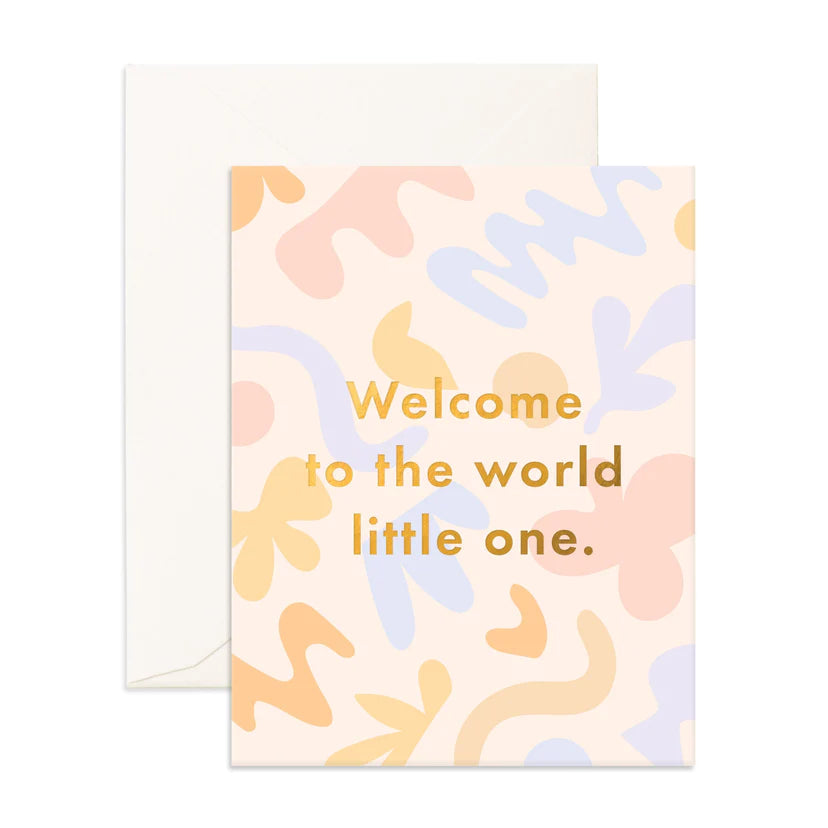 Card - Welcome Little One Fresco