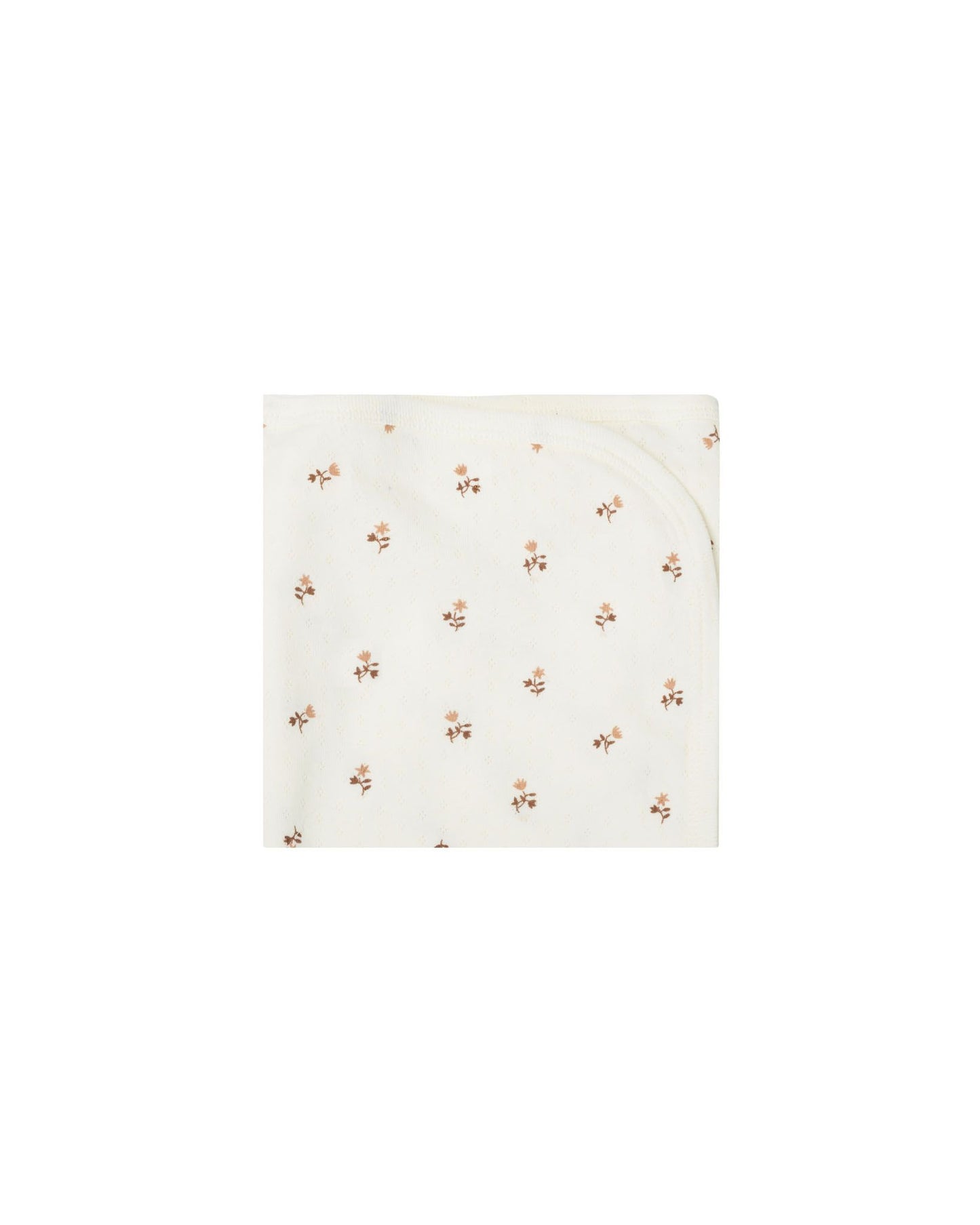 Quincy Mae Pointelle Baby Blanket - Rose Fleur