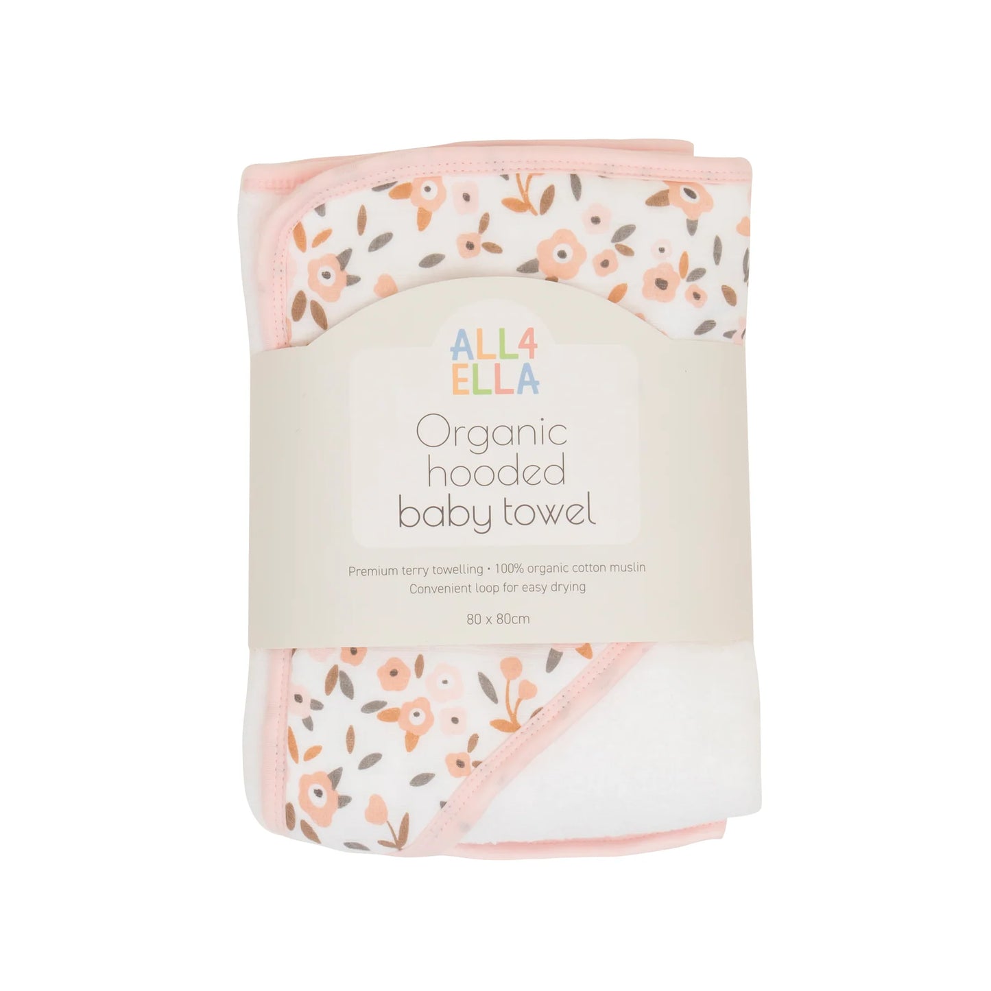 Hooded Towel - Floral Bouquet
