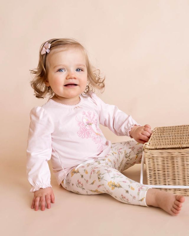 Charlie Wattle Leggings - Wattle Print