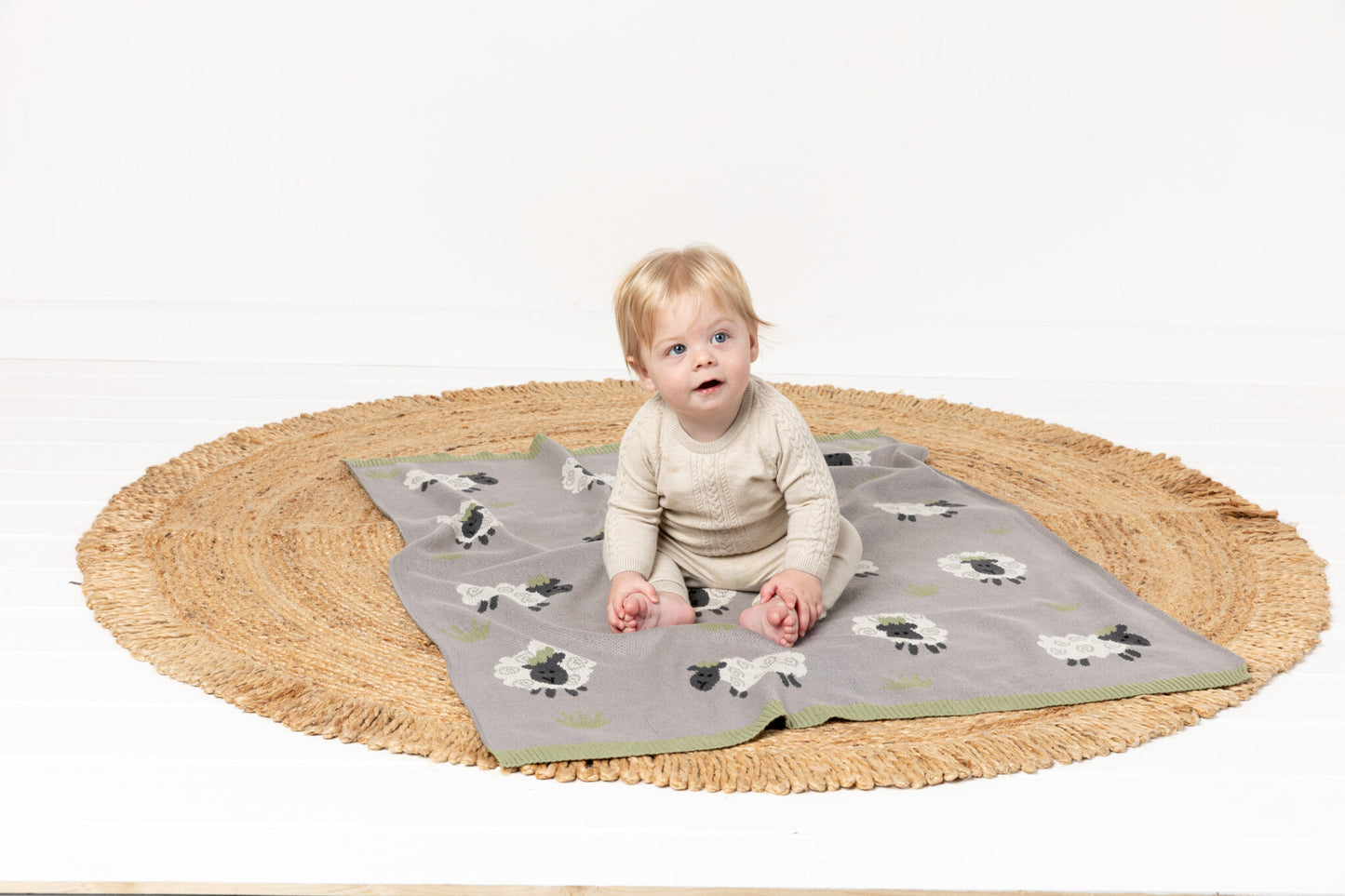 Cotton Baby Blanket - Lucie Lamb