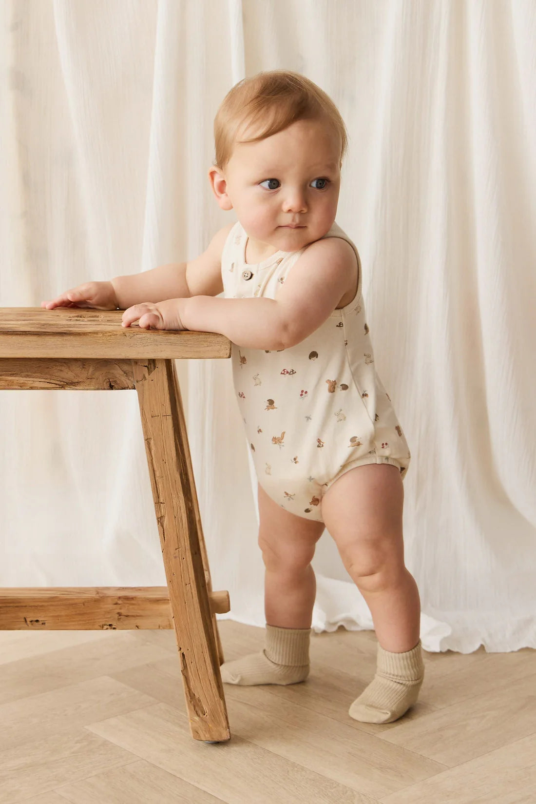 Archie Playsuit - Forest Gathering