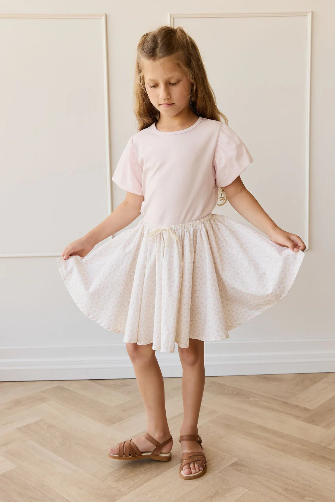 Pima Cotton Myla Top - Soft Misty Rose