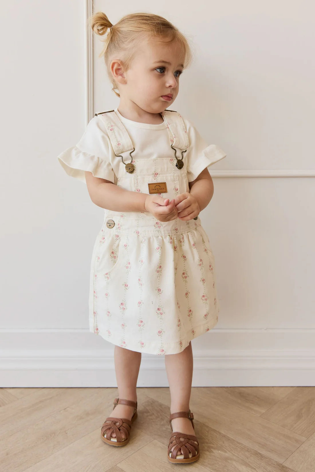Norah Overall Dress - Rose Trail