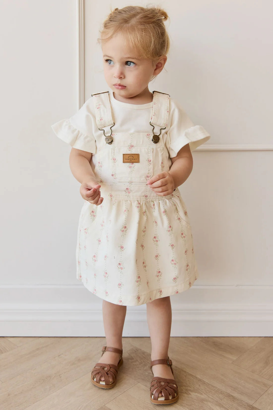 Norah Overall Dress - Rose Trail