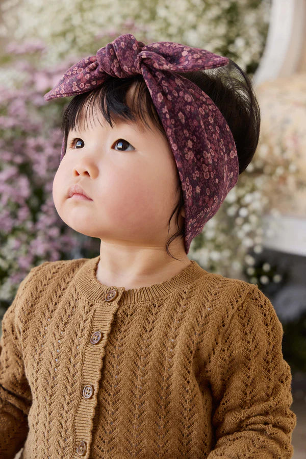 Organic Cotton Headband - Fig Floral