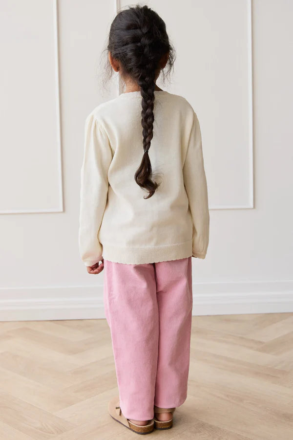 Willow Cardigan - Willow Jacquard Parchment