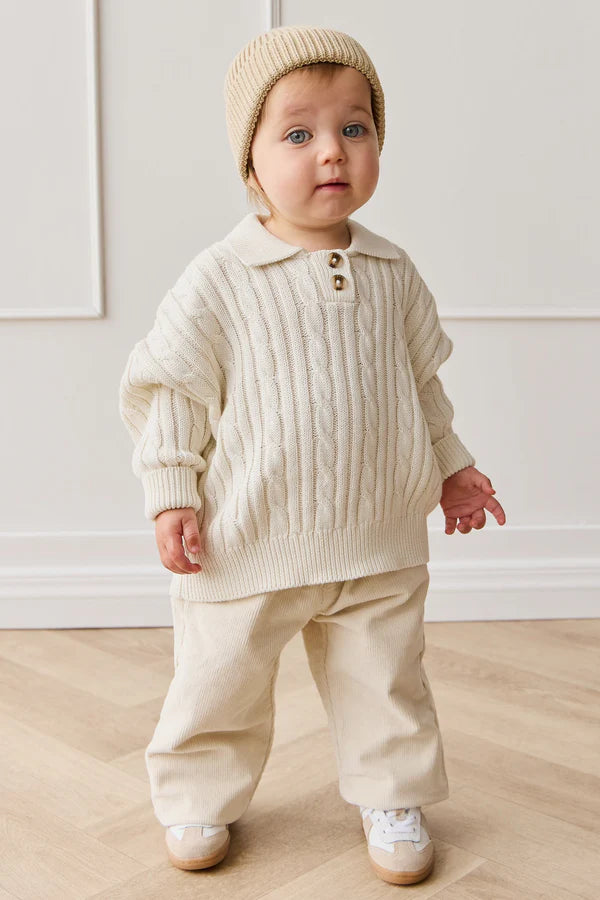 Wade Knitted Jumper - Cloud