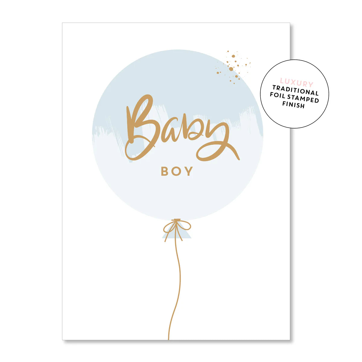 Card - Baby Balloon Blue